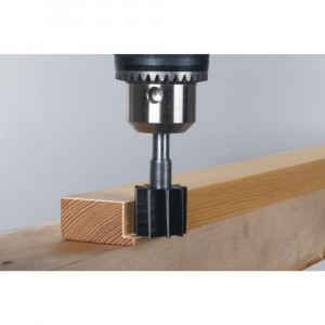 3260000 Freza dreapta pentru lemn,diametru taiere ˜ 25 mm, Wolfcraft - Img 2