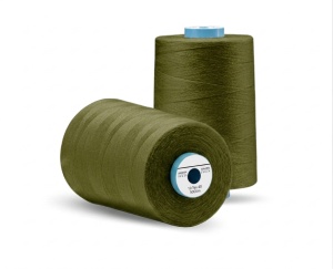 Ata de cusut din Kevlar culoare verde N-Tech 3000 m, finete 40-TEX 75, Amann