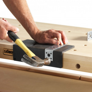 Banc de lucru pentru tamplarie NORDIC 1450 + dulap 0042, Sjobergs - Img 17