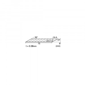 BD-100 Set 5 lame cutter segmentate de tip A, varf 30°- 9mm, NT Cutter - Img 3