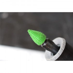 Biax sculptura lemn SABURR - Cap 1/4" cilindric concav aspru - Img 2