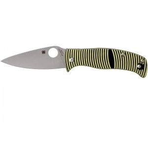 Briceag Caribbean™ G-10 Negru/Galben Leaf, Spyderco - Img 1