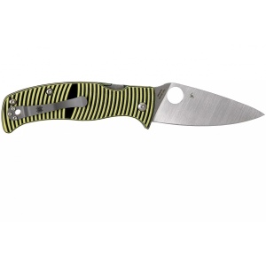 Briceag Caribbean™ G-10 Negru/Galben Leaf, Spyderco - Img 4