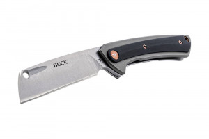 Briceag de buzunar Buck HiLine 0263GYS-B, otel D2, maner G10 si aluminiu, flipper - Img 7