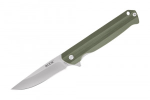 Briceag de buzunar Buck Langford 0251 (0251BKS-B / 0251GRS-B), otel 7Cr, maner G10, flipper - Img 2