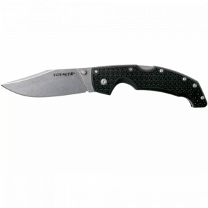 Briceag de buzunar Voyager large Clip Point - Plain Edge, Cold Steel - Img 9