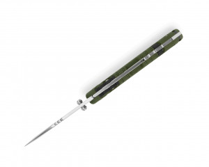 Briceag de vanatoare Buck Pursuit Small 0661GRS-B, otel 420HC, maner Versaflex verde, Lockback - Img 2