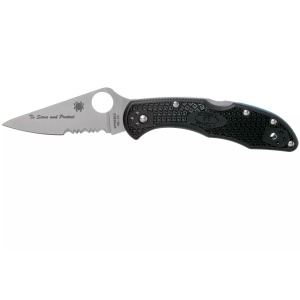 Briceag Delica® 4 Lightweight Thin Blue Line, Spyderco