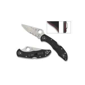 Briceag Delica® 4 Lightweight Thin Red Line, Spyderco - Img 7