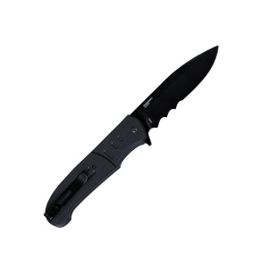 Briceag Ignitor Assisted Black w/Veff Serrations, CRKT - Img 10