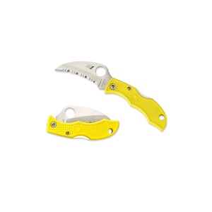 Briceag Ladybug™ 3 Salt™ Hawkbill FRN Yellow, Spyderco - Img 5