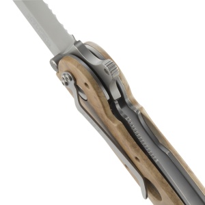 Briceag M16-14ZSF Desert w/Triple Point Serrations, CRKT - Img 7