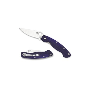 Briceag Military™ Model G-10 Dark Blue CPM S110V, Spyderco - Img 8