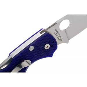 Briceag Native® 5 G-10 Dark Blue CPM S110V, Spyderco - Img 5