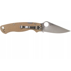 Briceag Para Military™ 2 CPM CRU-WEAR Micarta, Spyderco - Img 8
