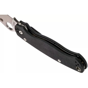 Briceag Para Military™ 2 mana stanga G-10 negru, Spyderco - Img 4