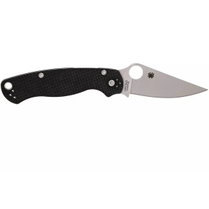 Briceag Para Military™ 2 mana stanga G-10 negru, Spyderco - Img 9