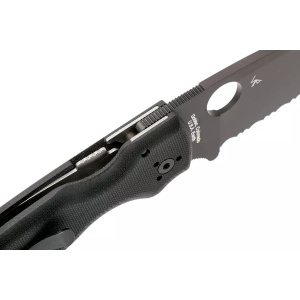 Briceag Shaman™ G-10 negru / lama neagra, Spyderco - Img 10