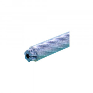 Cablu șufă oțel zincat Ø3-5 mm, cu manșon de plastic