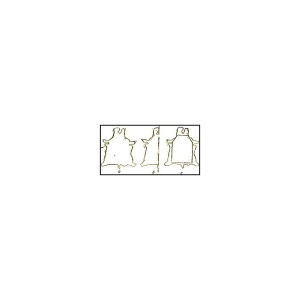 Canat piele de BIVOL NEGRU tabacita vegetal 4-5mm grosime. - Img 2