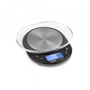 Cantar digital Kern, 1000gr max, cu placa mare de cantarire pentru bijutieri - Img 2