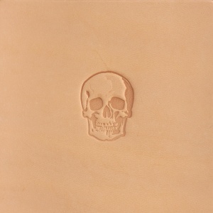 Cap de stanta de embosare 3D Craftool, model craniu (Skull) - Tandy Leather 8552-00 - Img 2