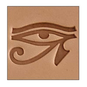 Cap de stanta de embosare 3D Craftool, model ochiul lui Horus (Eye of Horus) - Tandy Leather 8684-00 - Img 2