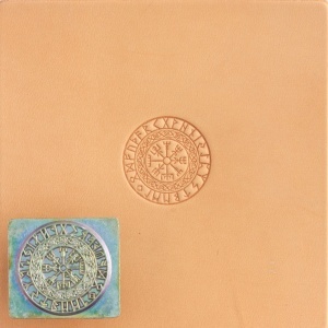 Cap de stanta de embosare 3D Craftool, model vegvisir (Vegvisir) - Tandy Leather 8740-00