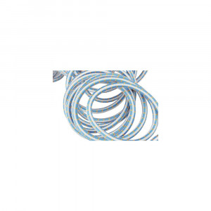 Cordelină elastică poliamidă Ø5mm x 20m, albastru/verde - Img 2