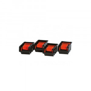 Cutie organizare/depozitare SMART, negru, 155 x 100 x 70 mm, Port Bag - Img 2