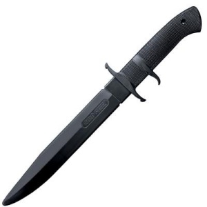 Cutit de antrenament Cold Steel Rubber Trainer Black Bear Classic CS-92R14BBC, Santoprene, pentru tehnici de autoaparare si arte martiale