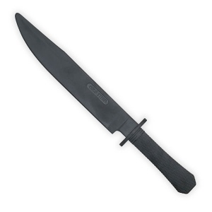Cutit de antrenament Cold Steel Rubber Training Laredo Bowie CS-92R16CCB, Santoprene, pentru tehnici tactice si autoaparare - Img 3
