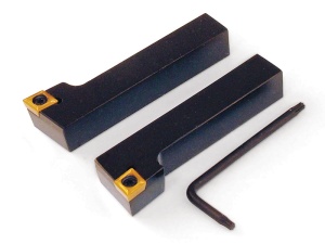 Cutit de strung cu insertie din carbură de 80°, pentru strung Sherline - Img 2