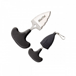 Cutit EDC Cold Steel Mini Pal AUS-8A cu teaca Secure-Ex CS-43NSK