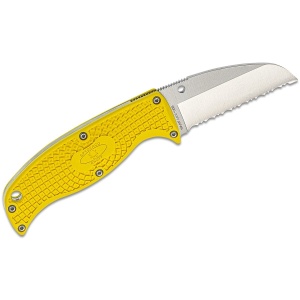 Cutit Enuff™ Salt® FRN Yellow Sheepfoot, Spyderco - Img 5