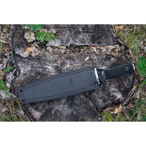 Cutit Fallkniven MB10 Modern Bowie Lam. CoS Satin Finish Lama 255 mm Otel Laminat Cobalt Special - Img 5