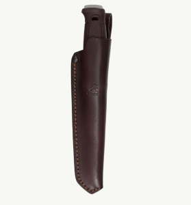 Cutit Morakniv Garberg GRAND din inox , cu teaca de piele pentru outdoor, vanatoare, bushcraft - Img 9