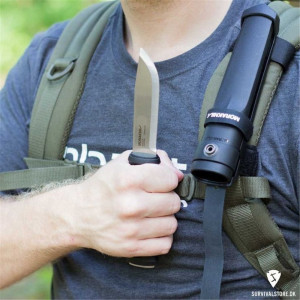 Cutit outdoor Morakniv Kansbol Multi-Mount Green, otel inoxidabil 12C27, compatibil amnar, sistem de prindere MOLLE Multi-Mount - Img 5