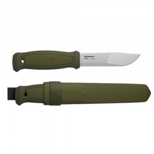Cutit outdoor Morakniv Kansbol S Green, otel inoxidabil 12C27, compatibil amnar, teaca inclusa