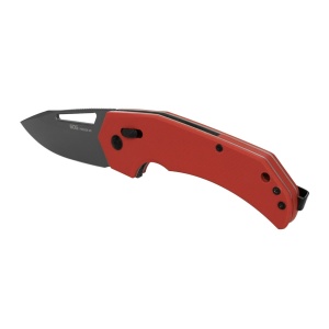 Cutit pliabil SOG Prohen XR Red Gray 12-25-02-57, lama Drop Point CRYO D2 Stonewashed, XR Lock, deschidere Flipper, maner G10 Red & Gray, EDC Tactical