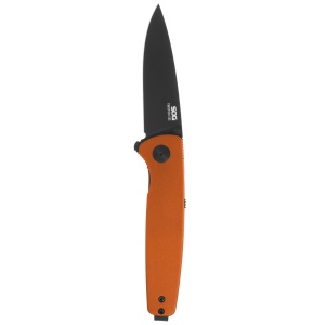 Cutit pliabil SOG Twitch III Burnt Orange 11-15-05-43, lama Drop Point D2, deschidere asistata S.A.T., maner aluminiu portocaliu, EDC Premium - Img 3
