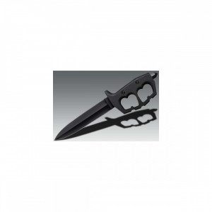 Cutit tactic Cold Steel Chaos Double Edge CS-80NTP cu lama din otel carbon SK-5 si teaca Secure-Ex - Img 2