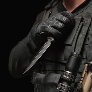 Cutit tactic SOG Pentagon FX Elite USA Made, otel CPM S35VN, lama 127 mm - Img 10