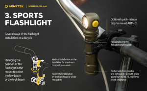 F06701CO Wizard C2 Pro Max Magnet USB Olive - lumina alba, Armytek - Img 12