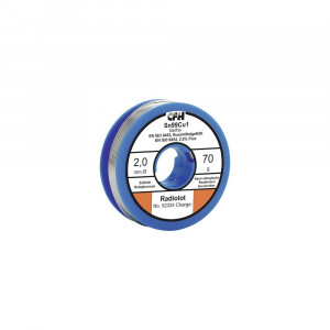 Fludor (cositor cu sacaz) Sn99Cu1 Ø2mm 70g, pentru electrica&radio-amatori, fara plumb