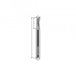 Freza cu 1 canelura, Datron 0078338E, 8.0x8.0mm - Img 3