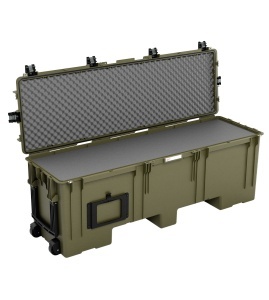 Geanta/ Valiza protectie cu burete pretaiat cu roti si maner telescopic, 14243, 1495 x 493 x 544 mm, Explorer Cases - Img 2