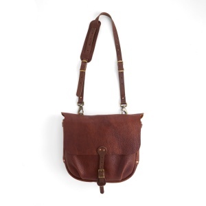 Kit geanta postas Bison Mail Bag din piele maro Tandy Leather, 44,5 x 35,6 cm