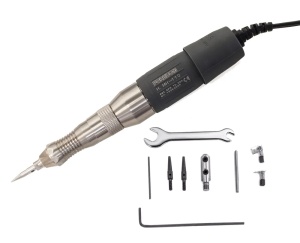 Kit micromotor K.1090 cu piese de mana rotativa si de gravare , Foredom - Img 3