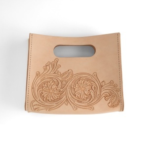 Kit mini plic Calico din piele vegetala Tandy Leather, 15 x 20 x 7 cm - imagine 2